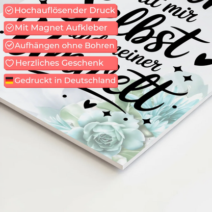 Affirmation Magnet Wandbild Ich bin in Harmonie Poster Fotoboard