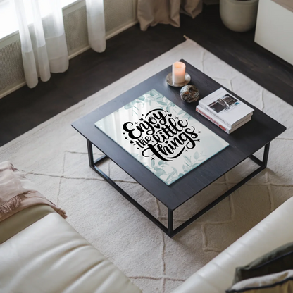 Bild Acrylglas Enjoy the Little Things Geschenkidee Spruch Wandbild