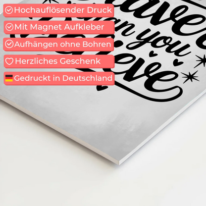 Magnet Poster Spruch You are braver than you believe