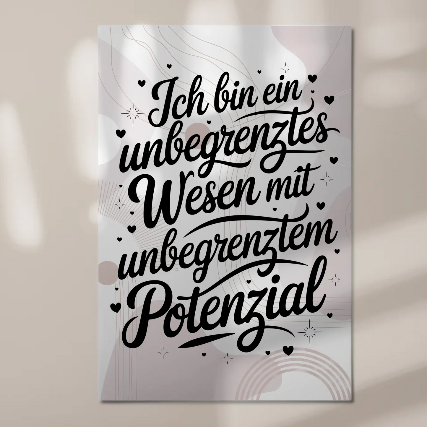 Magnet Poster Spruch Affirmation Positiv Unbegrenztes Potential
