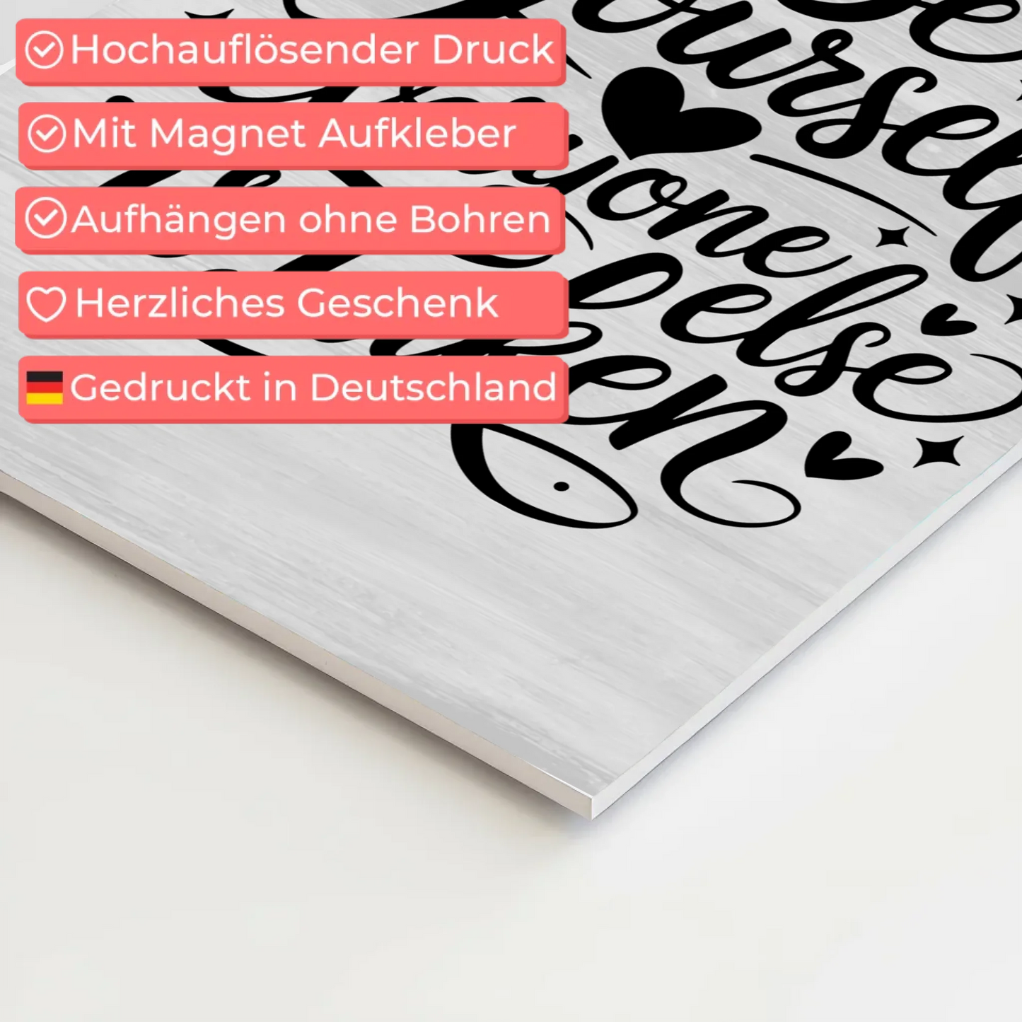 Magnet Poster Spruch Be yourself everyone else is taken