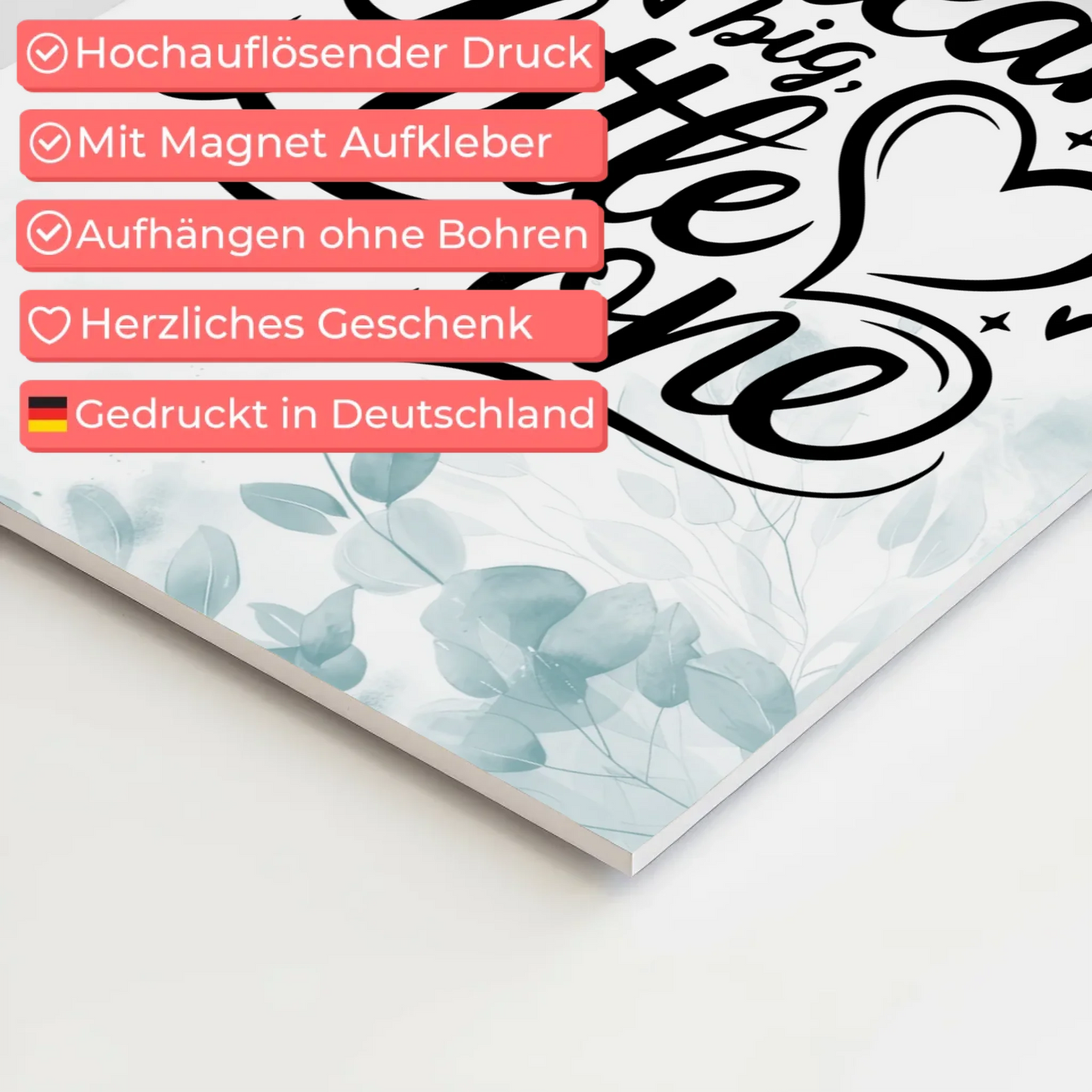 Magnet Poster mit Spruch Dream Big Little One Geschenk