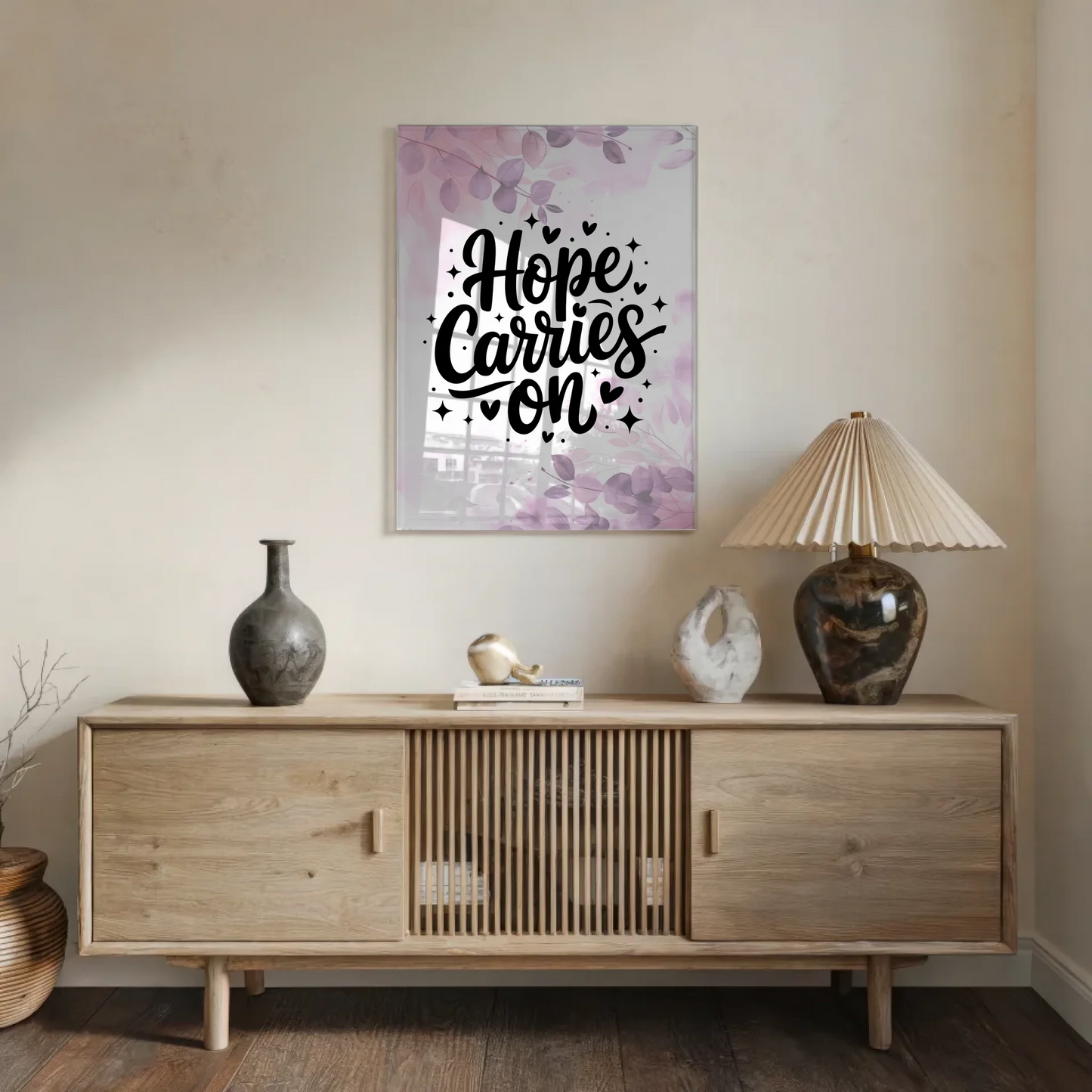 Acrylglas Wandbild Hope Carries On - Personalisiertes Geschenk