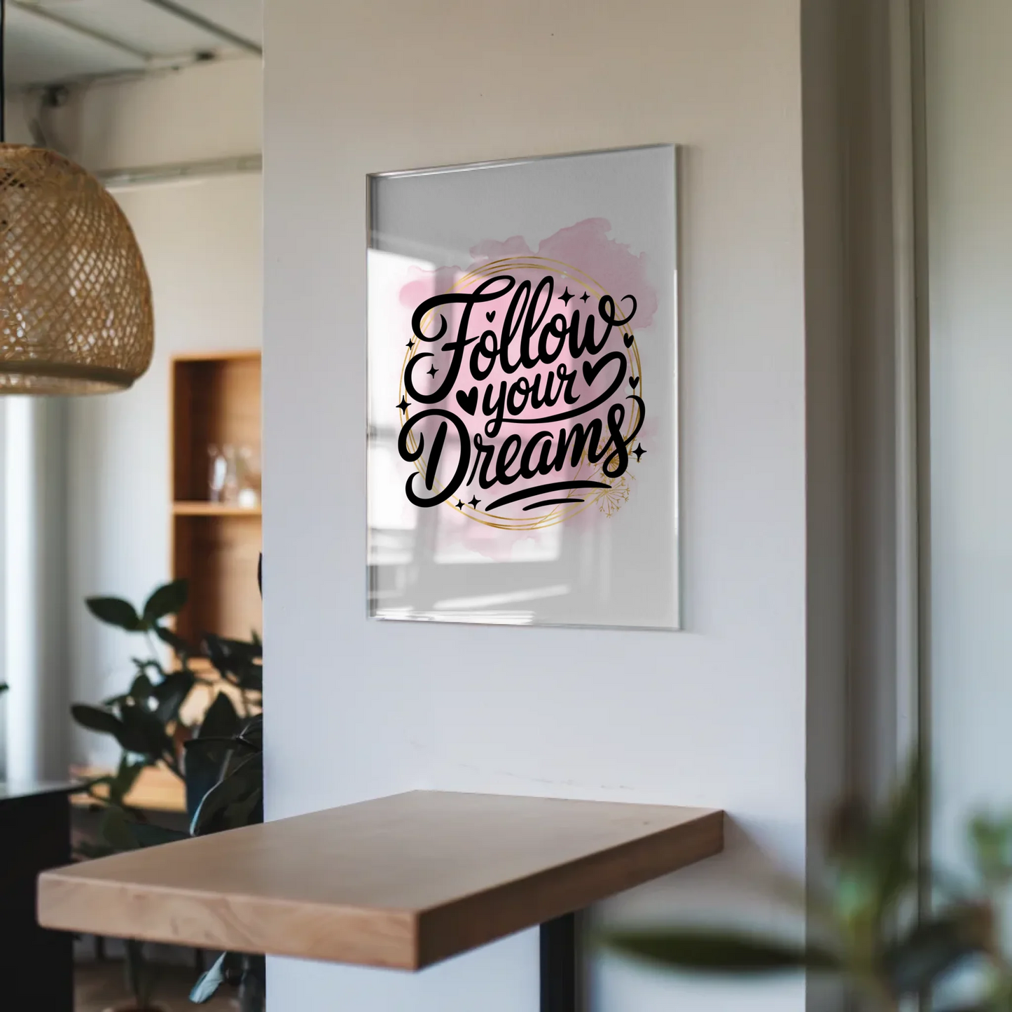 Wandbild Auf Acrylglas Follow Your Dreams Geschenk