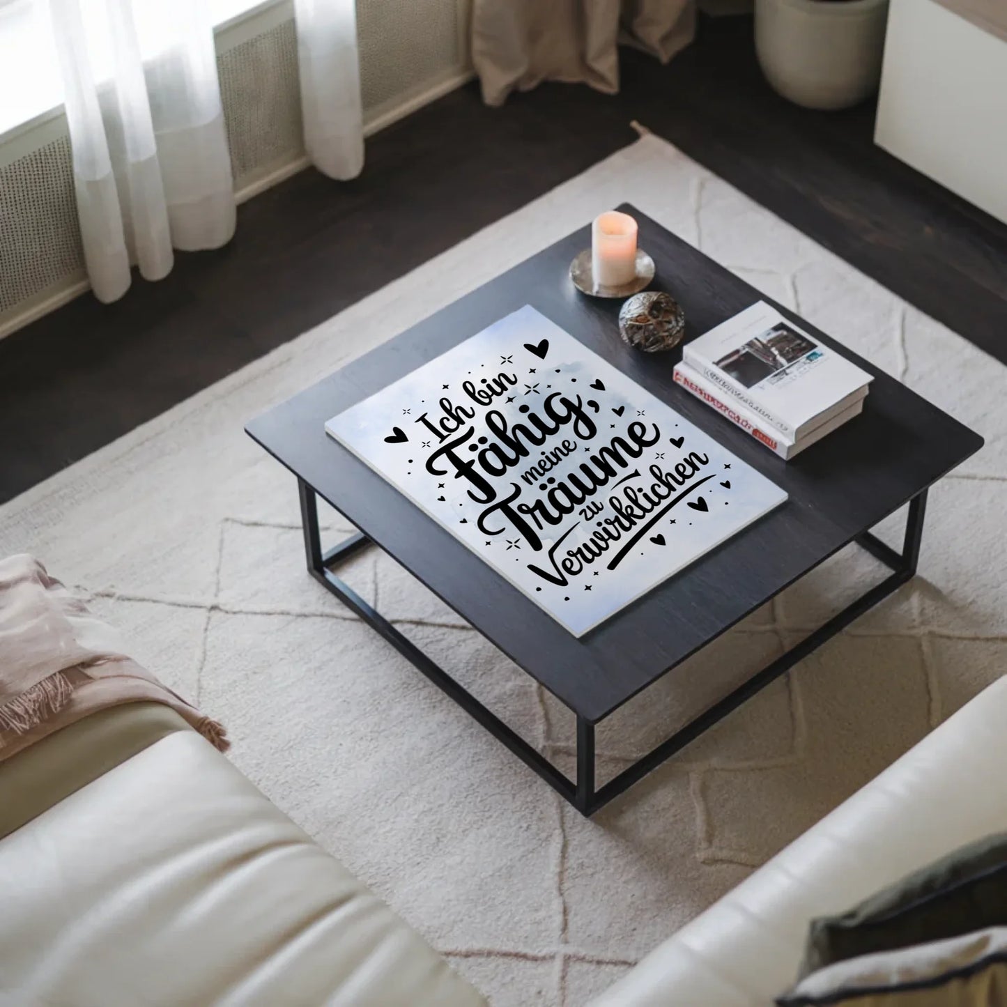 Magnet Poster mit Spruch Affirmation Positiv Träume