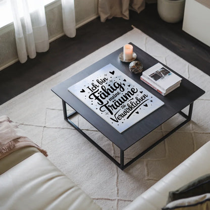 Magnet Poster mit Spruch Affirmation Positiv Träume