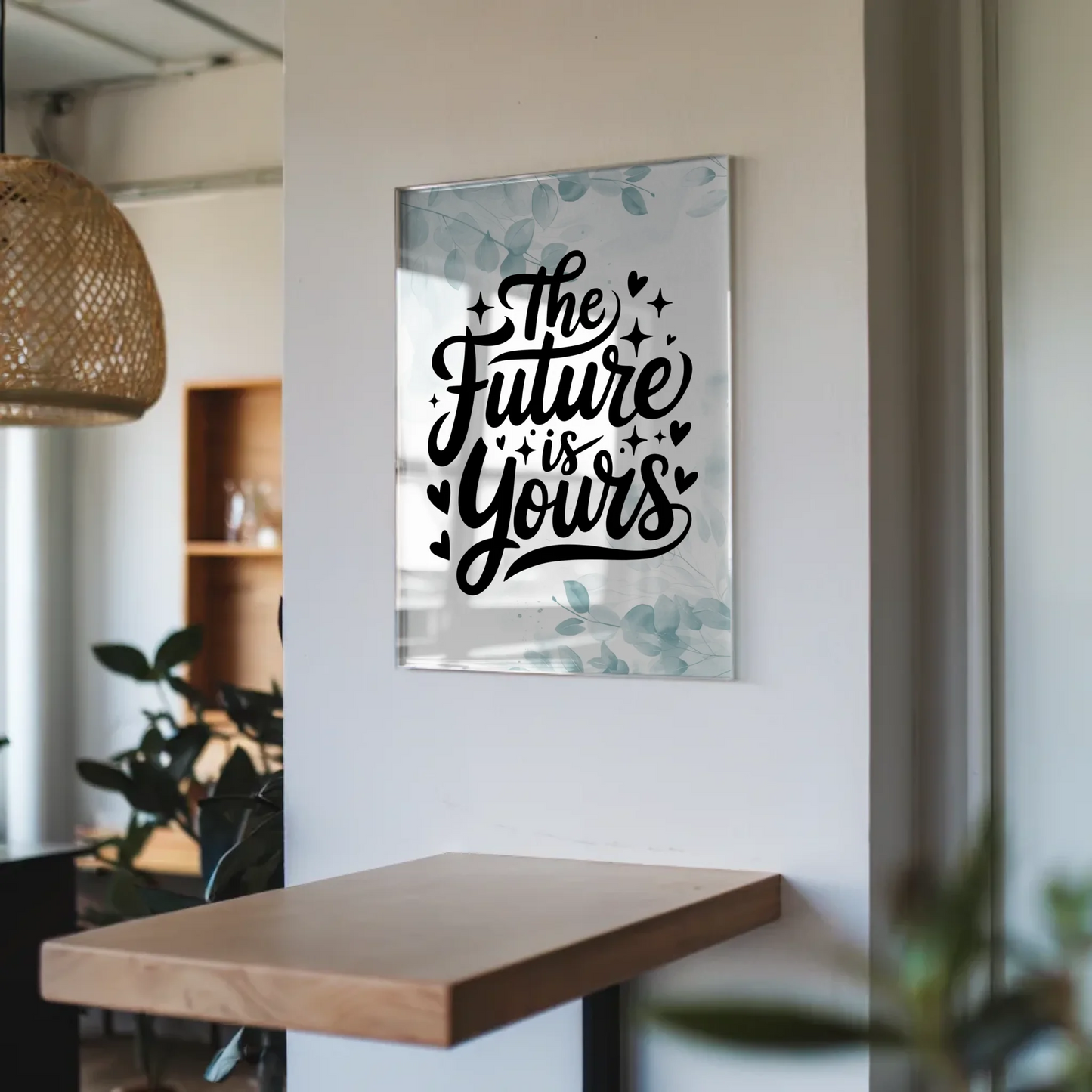 Acrylglas Wandbild The Future is Yours Geschenkidee