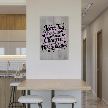 Affirmation Magnet Wandbild Positiv Spruch Neue Chancen