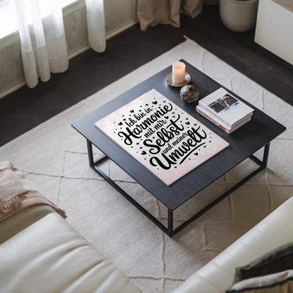 Affirmation Magnet Wandbild Positiv Ich bin in Harmonie