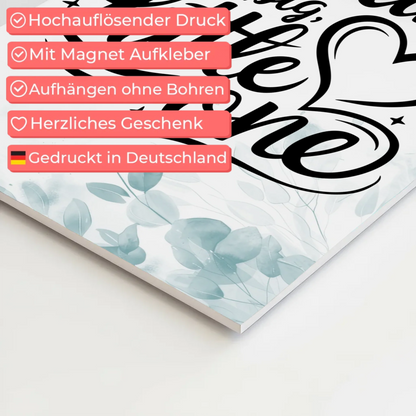 Magnet Poster mit Spruch Dream Big Little One Geschenk