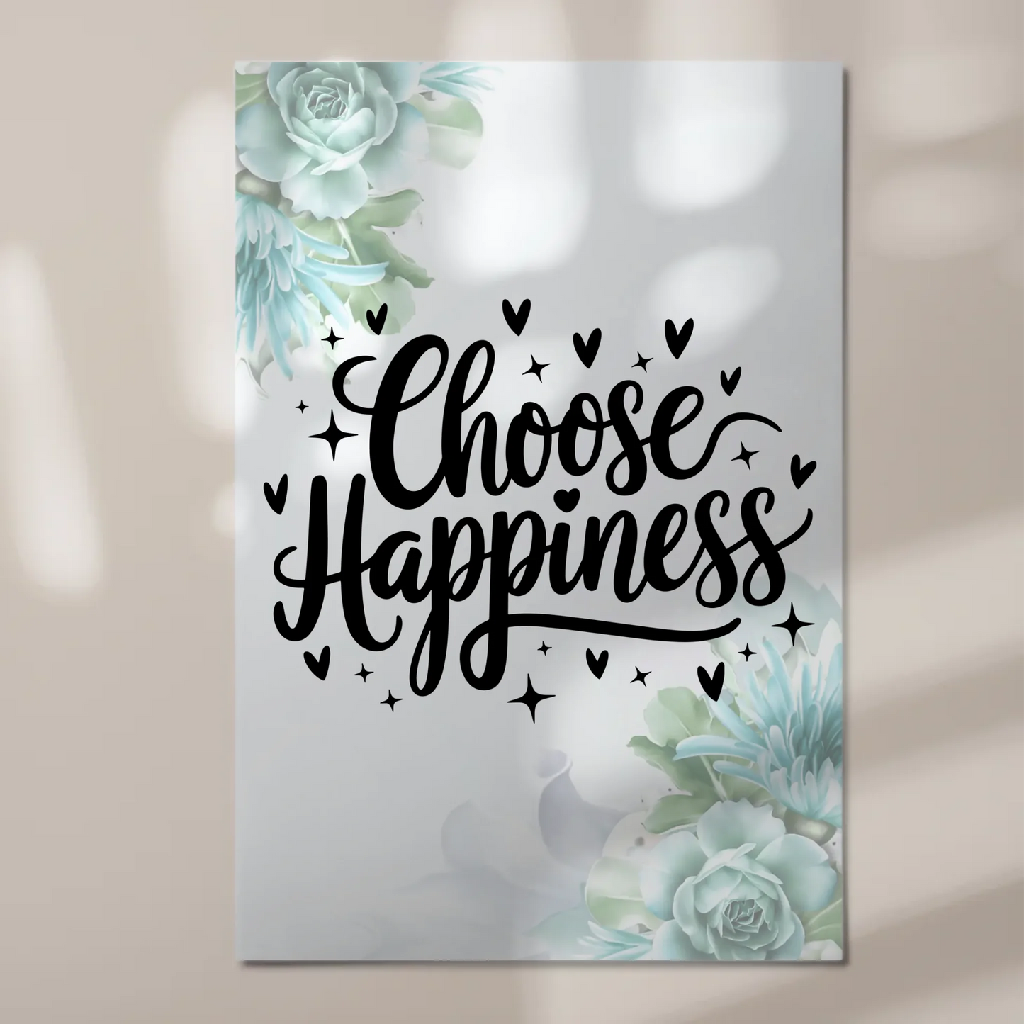 Magnet Poster Spruch Choose Happiness Geschenkideen