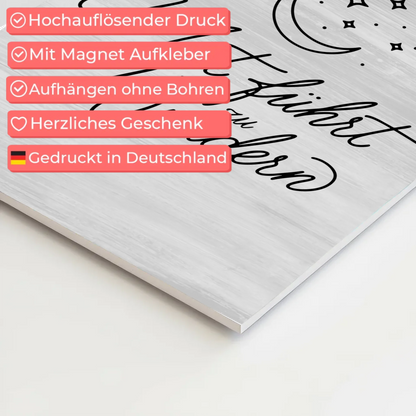 Spruch Affirmation Magnet Wandbild Mut Positiv Wundern