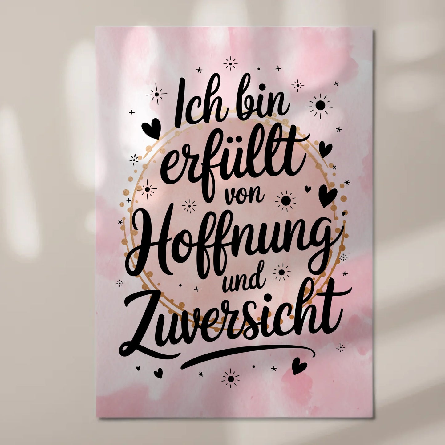 Spruch Affirmation Magnet Wandbild Positiv Hoffnung Zuversicht
