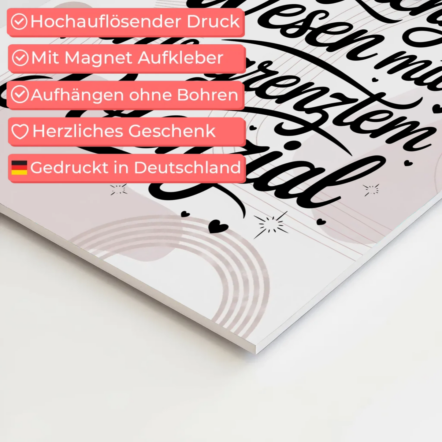 Magnet Poster Spruch Affirmation Positiv Unbegrenztes Potential