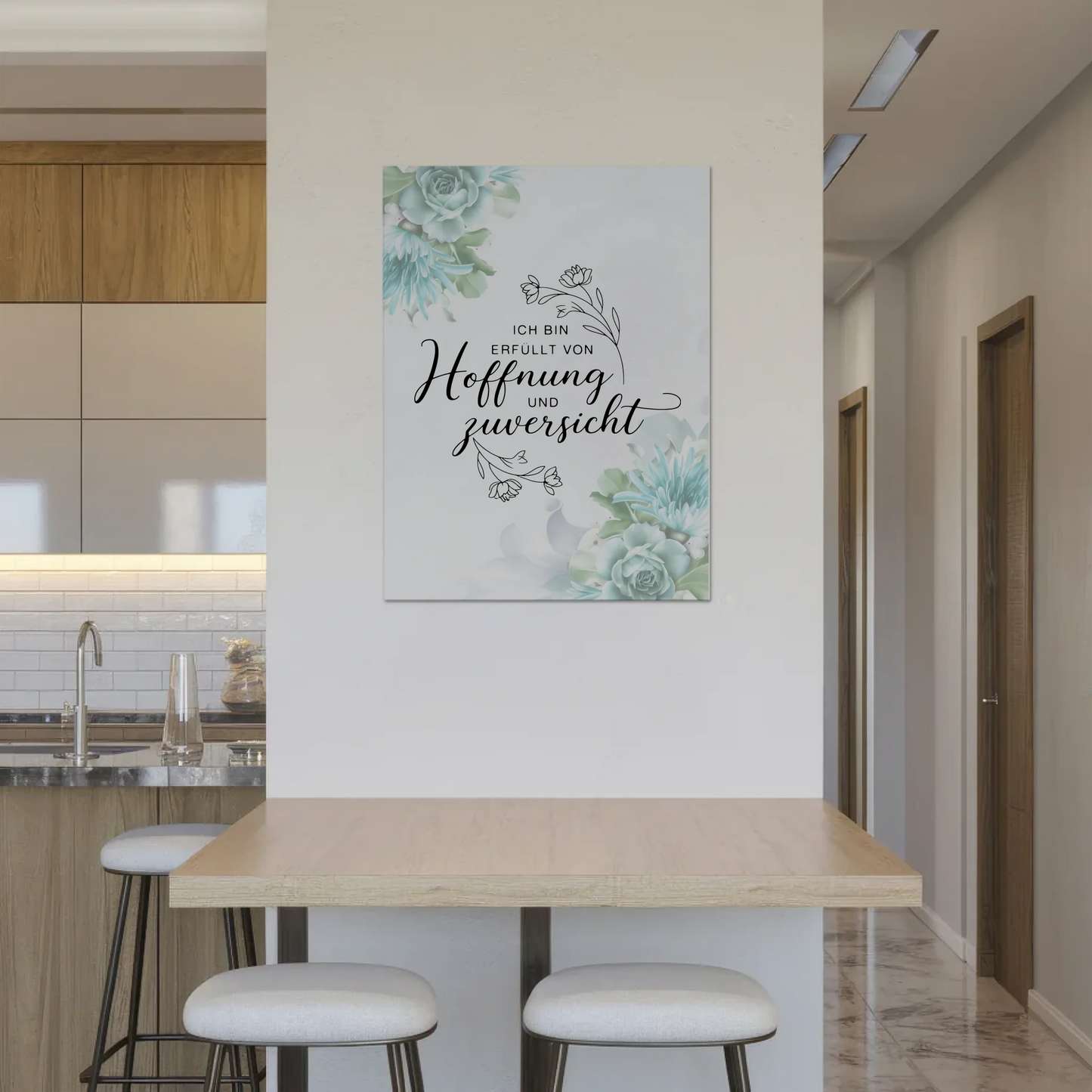 Affirmation Magnet Poster - Positiv: Hoffnung & Zuversicht