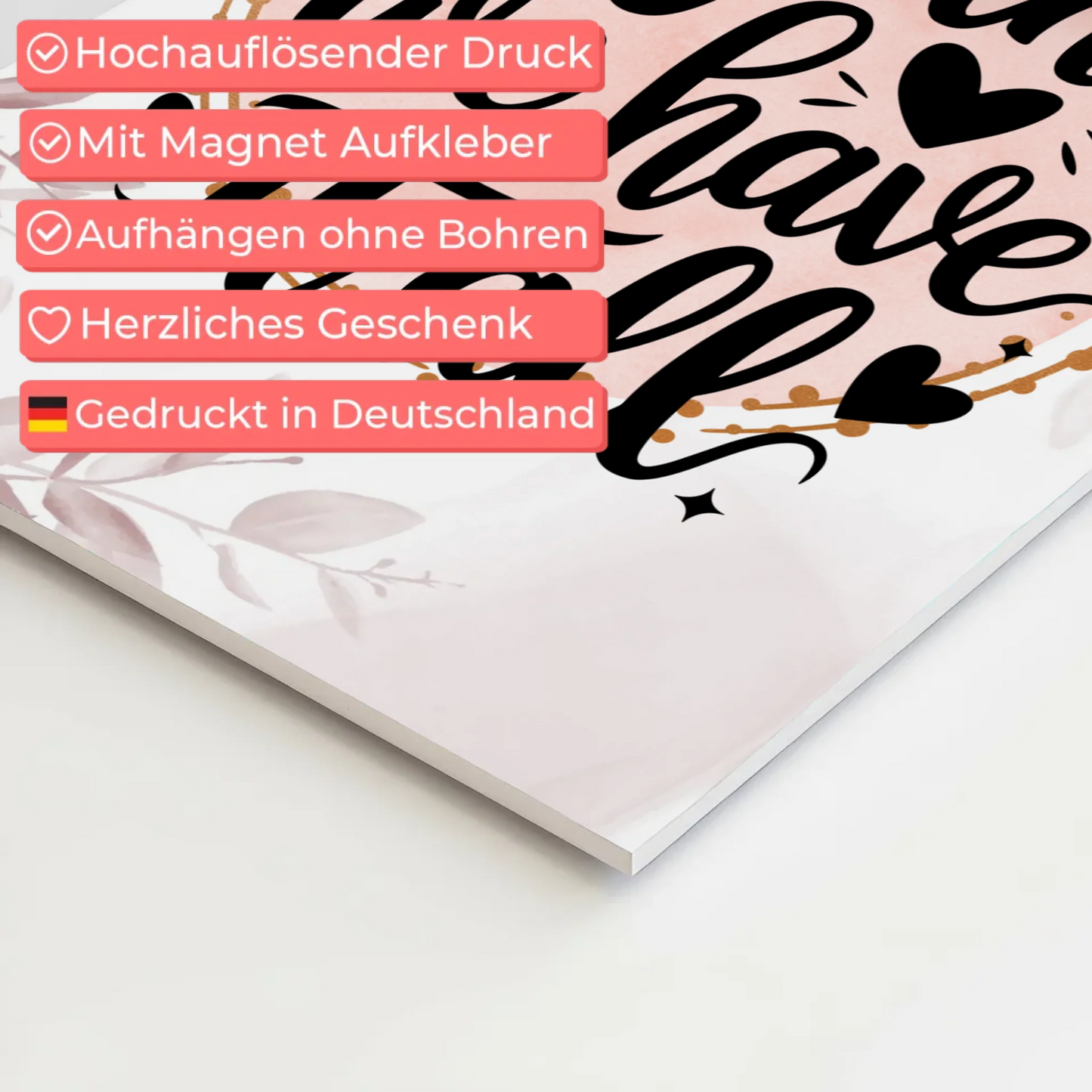 Sprüche Poster Magentisch Together We Have It All