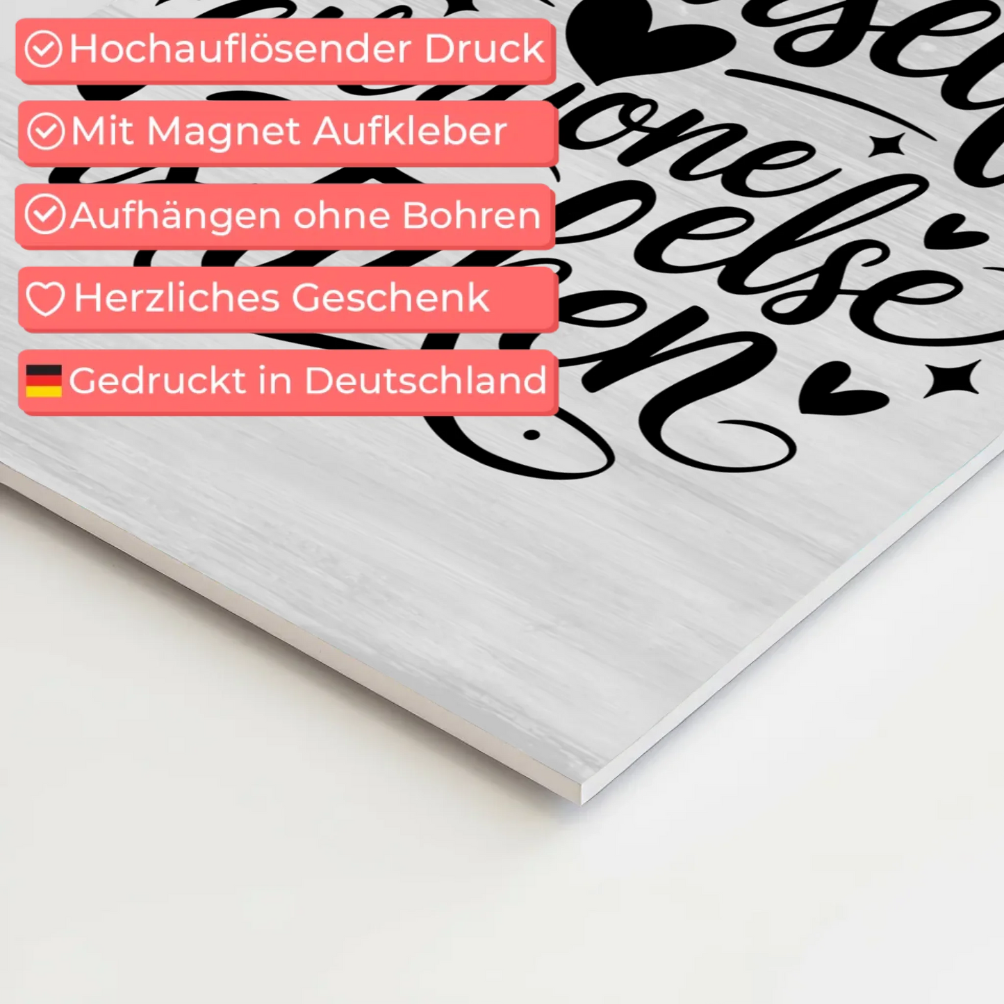 Magnet Poster Spruch Be yourself everyone else is taken