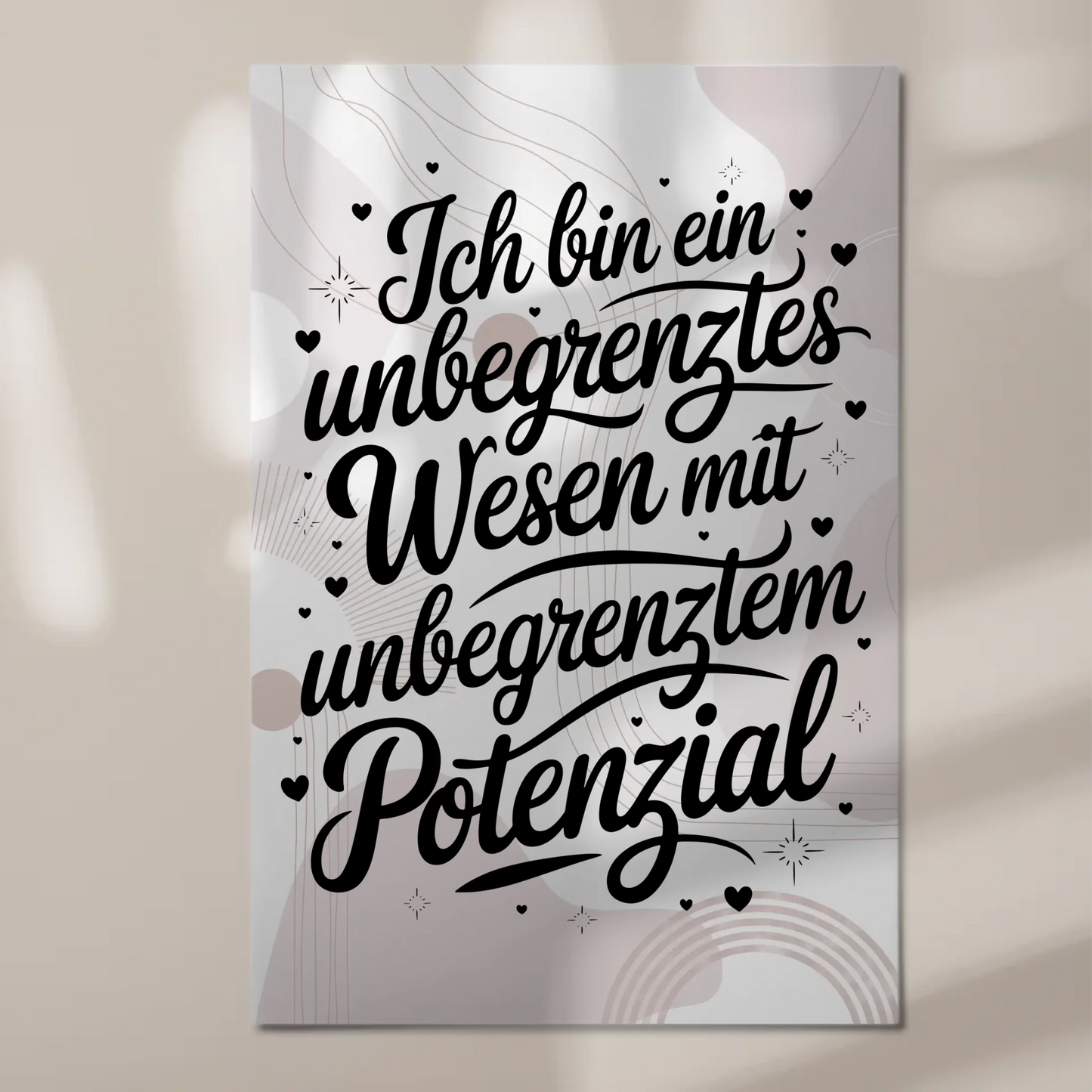 Magnet Poster Spruch Affirmation Positiv Unbegrenztes Potential