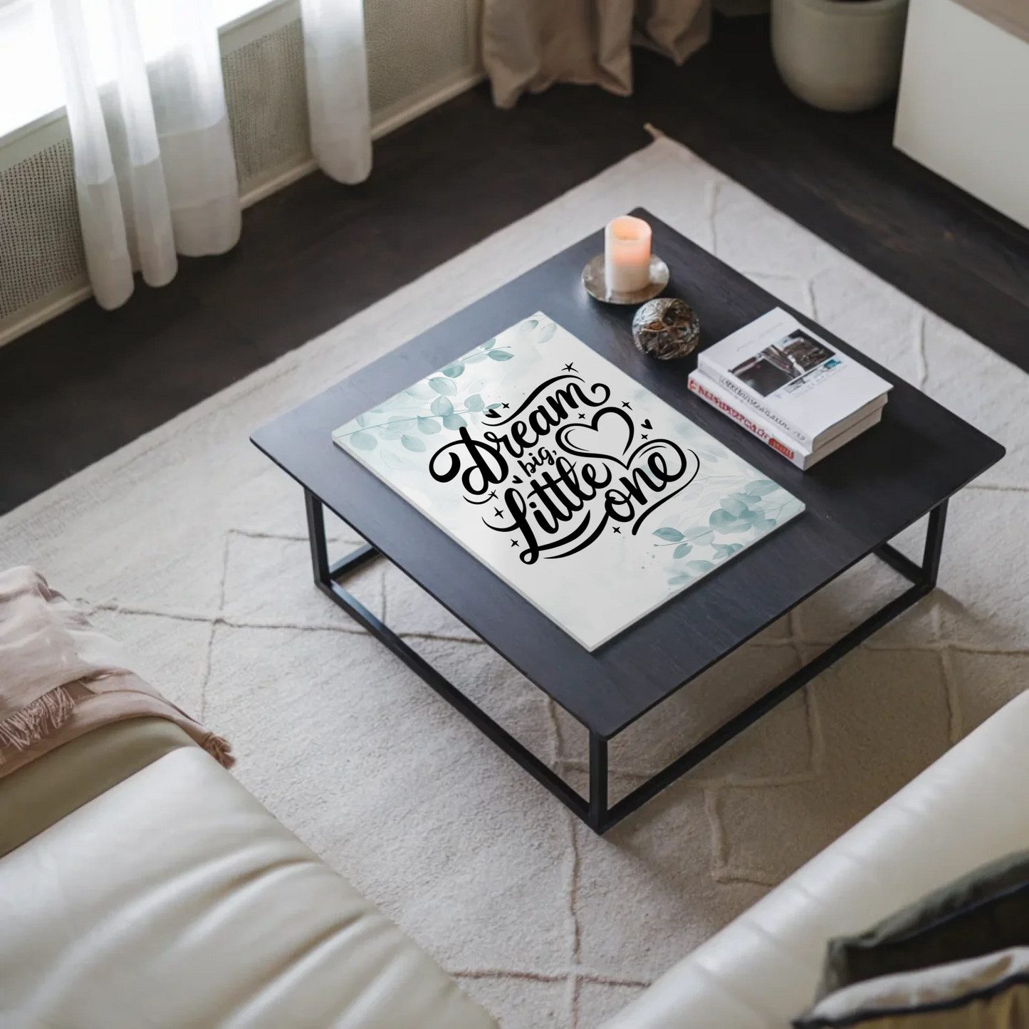 Magnet Poster mit Spruch Dream Big Little One Geschenk