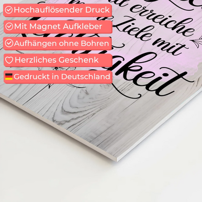 Affirmation Magnet Poster Spruch Ich bin erfolgreich