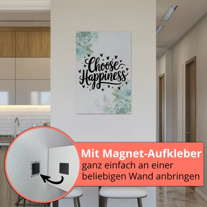 Magnet Poster Spruch Choose Happiness Geschenkideen
