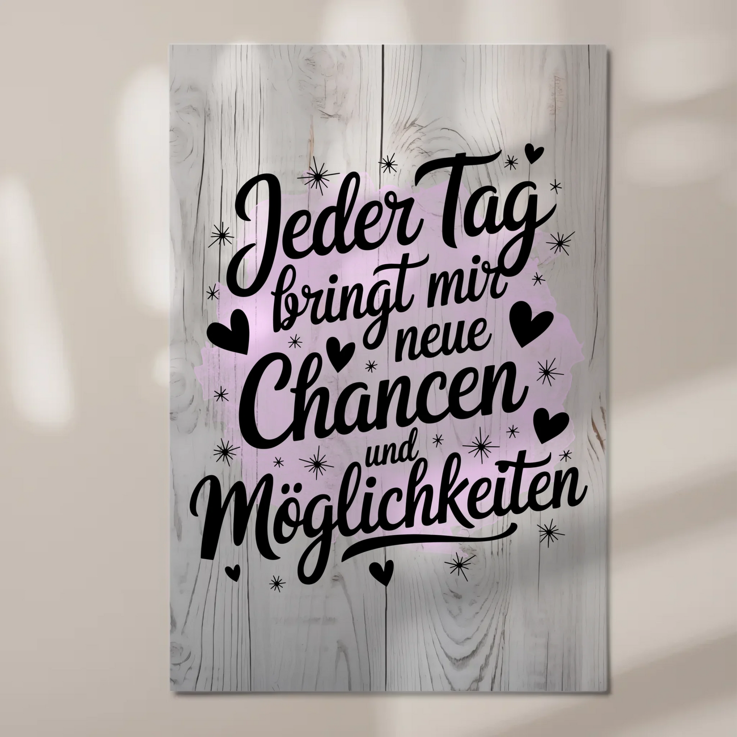Affirmation Magnet Wandbild Positiv Spruch Neue Chancen