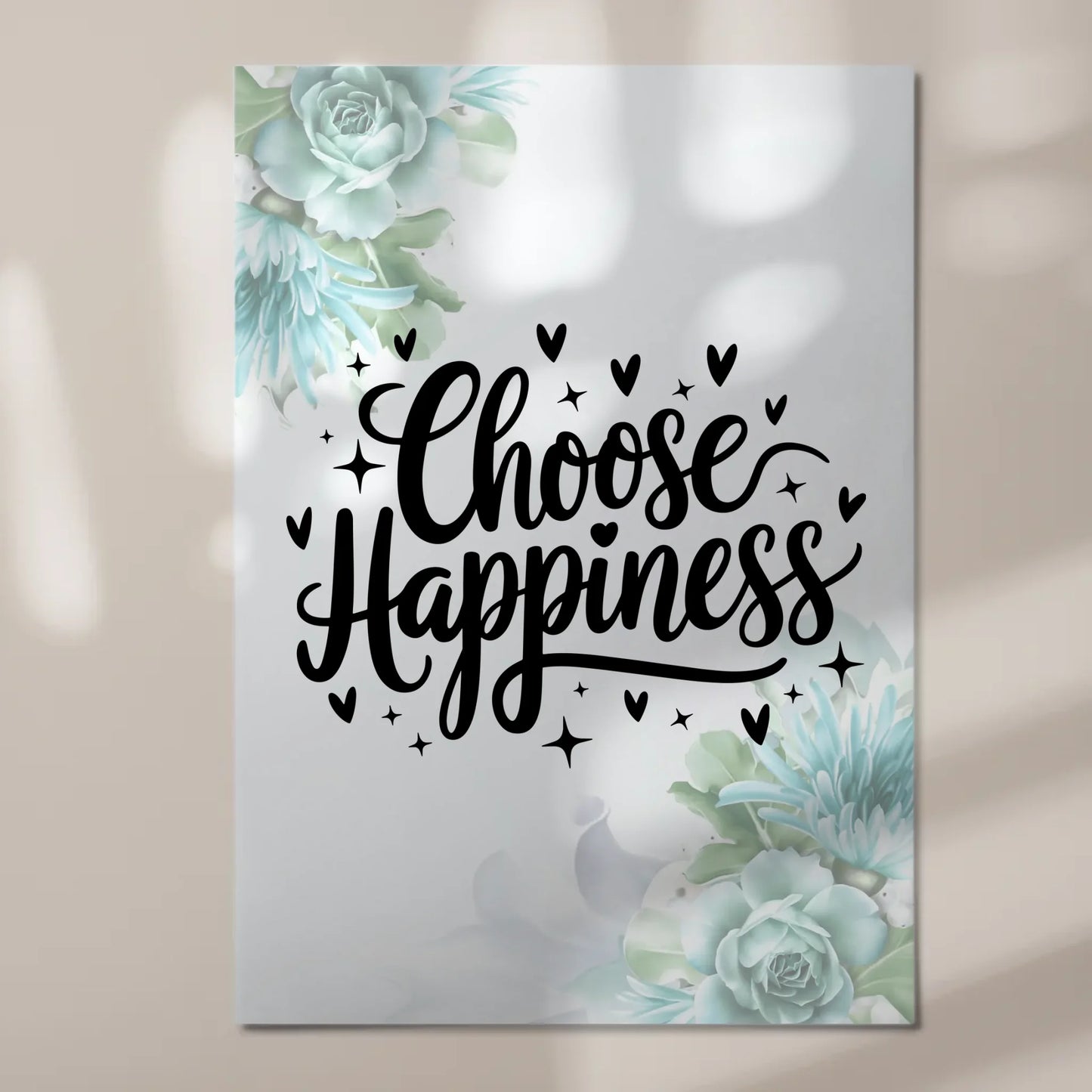 Magnet Poster Spruch Choose Happiness Geschenkideen