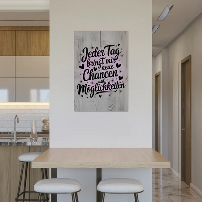 Affirmation Magnet Wandbild Positiv Spruch Neue Chancen