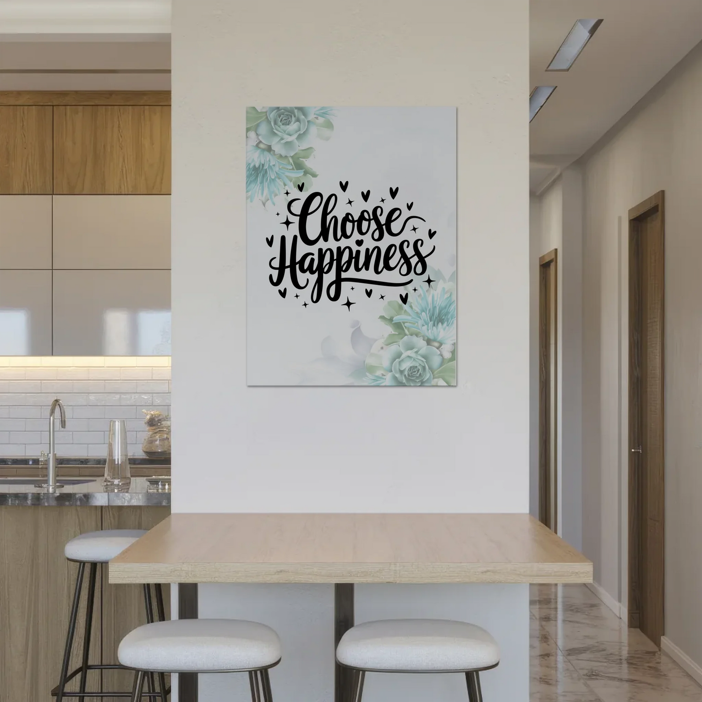 Magnet Poster Spruch Choose Happiness Geschenkideen