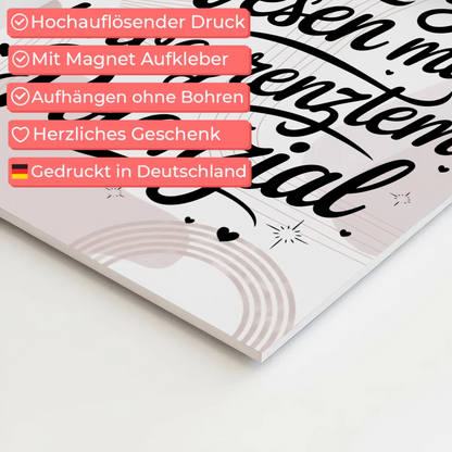 Magnet Poster Spruch Affirmation Positiv Unbegrenztes Potential