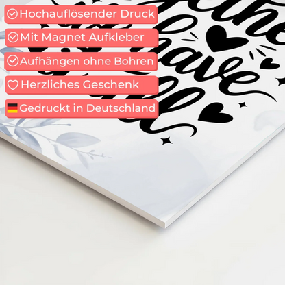 Spruch Fotoboard Magnet Wandbild Together We Have It All