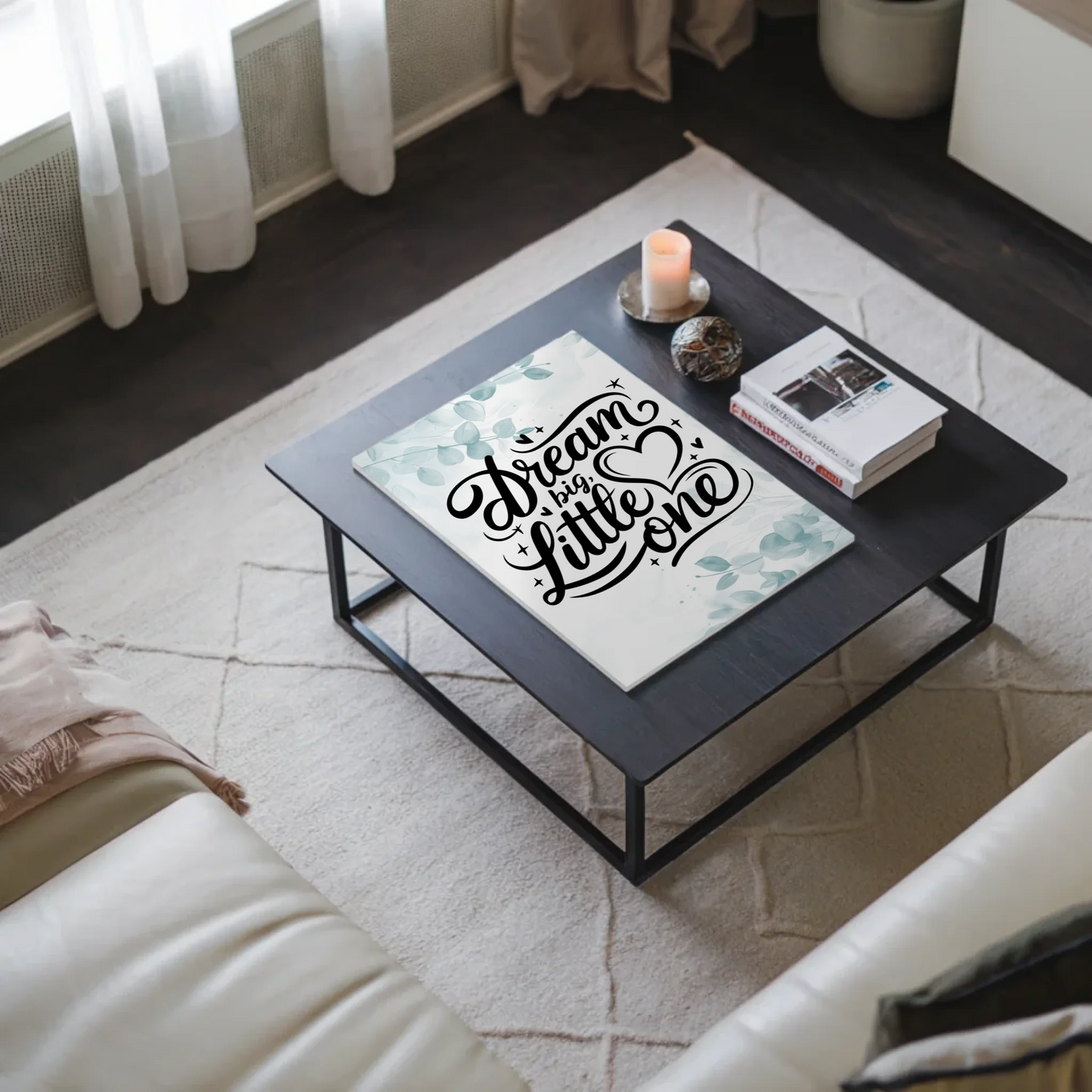 Magnet Poster mit Spruch Dream Big Little One Geschenk