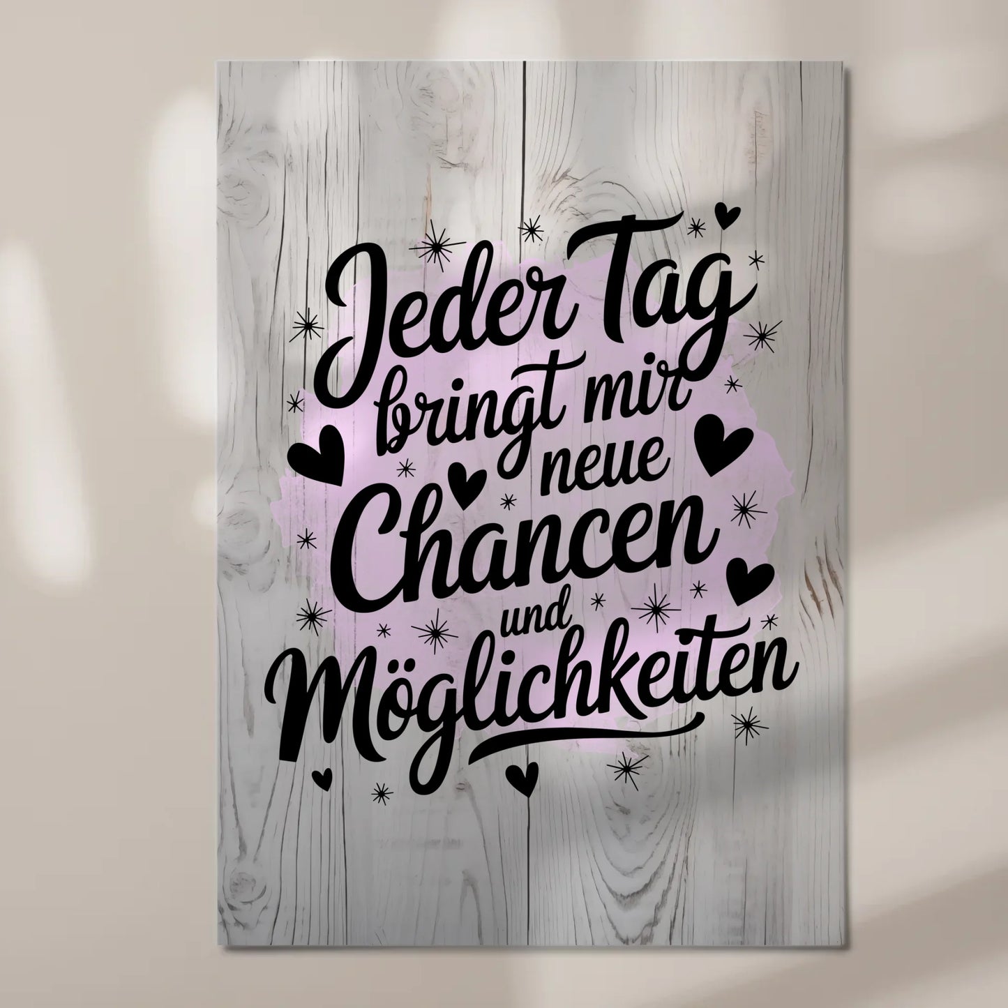 Affirmation Magnet Wandbild Positiv Spruch Neue Chancen
