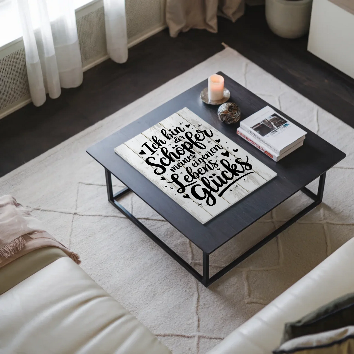 Affirmation Magnet Poster Spruch Ich bin der Schöpfer