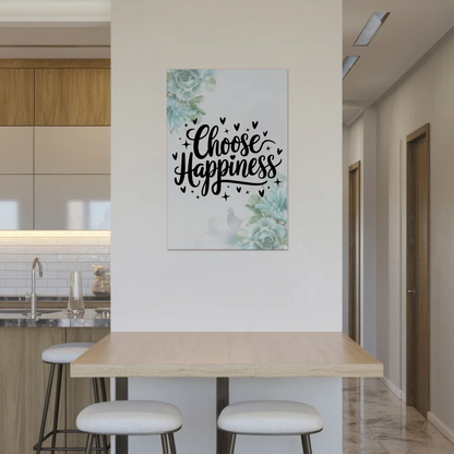 Magnet Poster Spruch Choose Happiness Geschenkideen