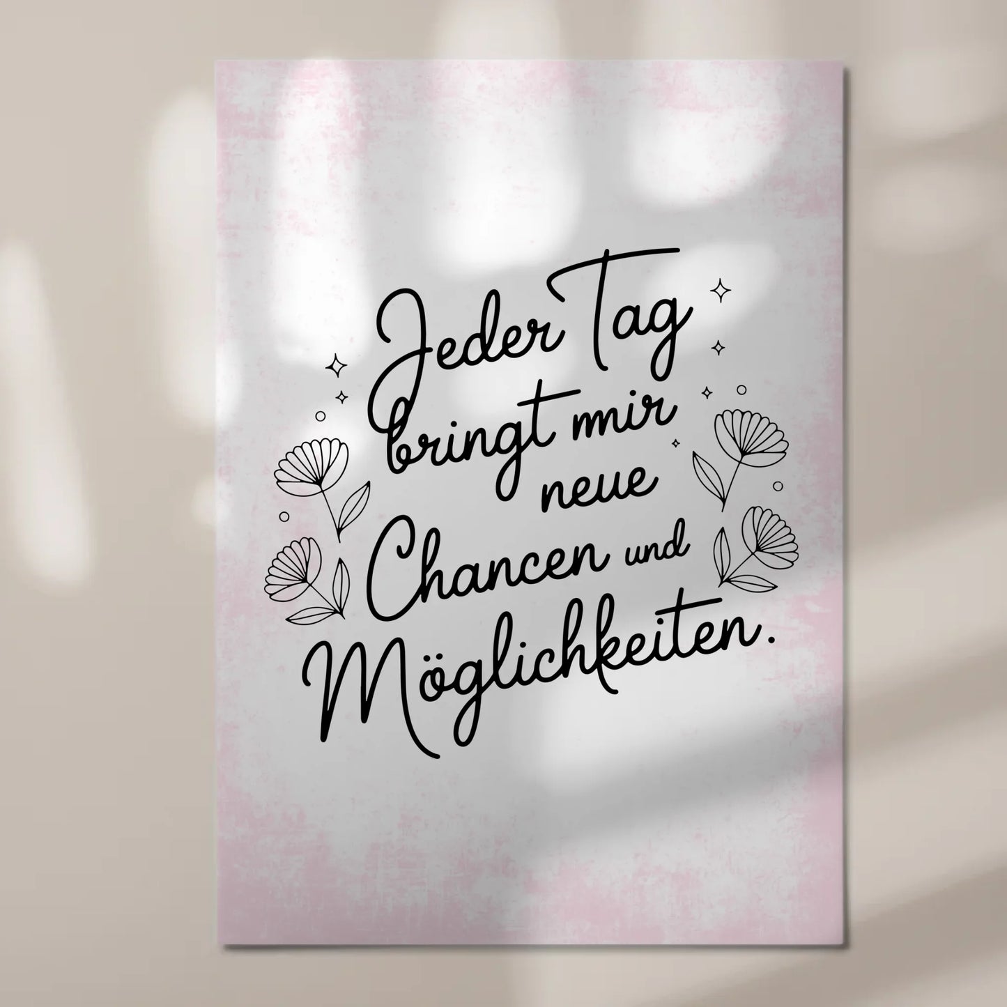 Affirmation Magnet Wandbild Neue Chancen Möglichkeiten