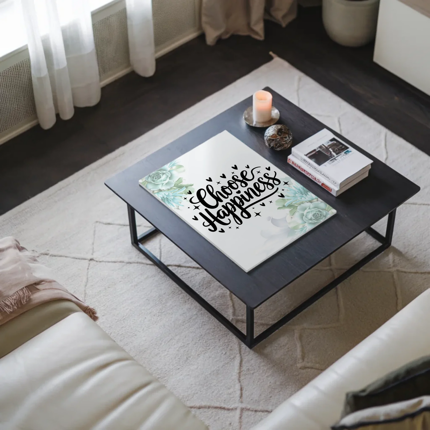Magnet Poster Spruch Choose Happiness Geschenkideen