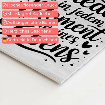 Affirmation Magnet Wandbild Positiv Spruch Frieden Leben