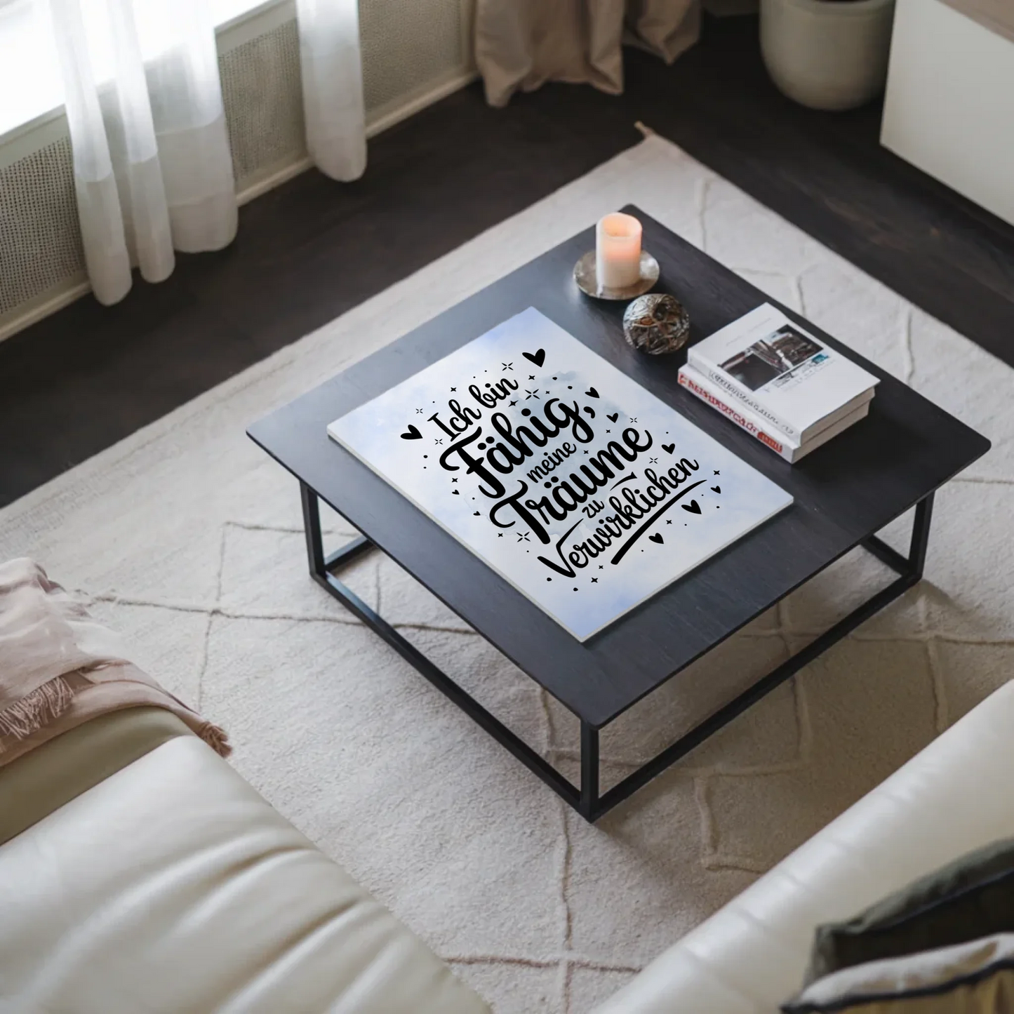 Magnet Poster mit Spruch Affirmation Positiv Träume