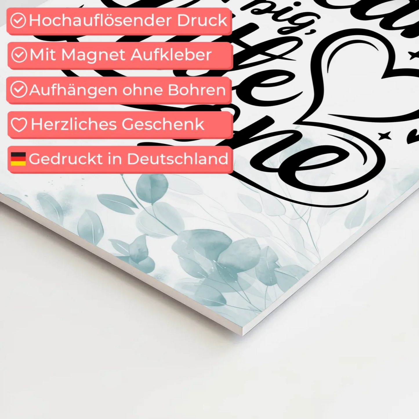 Magnet Poster mit Spruch Dream Big Little One Geschenk