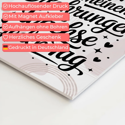 Magnetisches Sprüche Poster Affirmation: Ich lerne und wachse