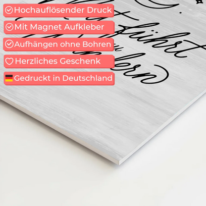 Spruch Affirmation Magnet Wandbild Mut Positiv Wundern