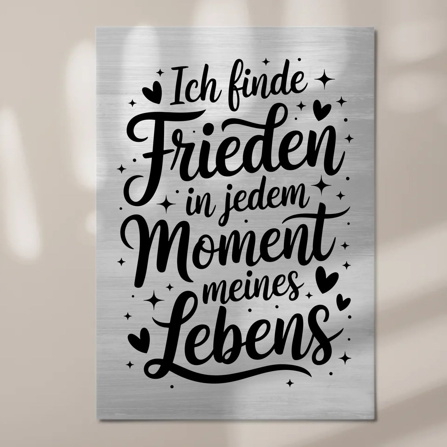 Affirmation Magnet Wandbild Positiv Spruch Frieden Leben