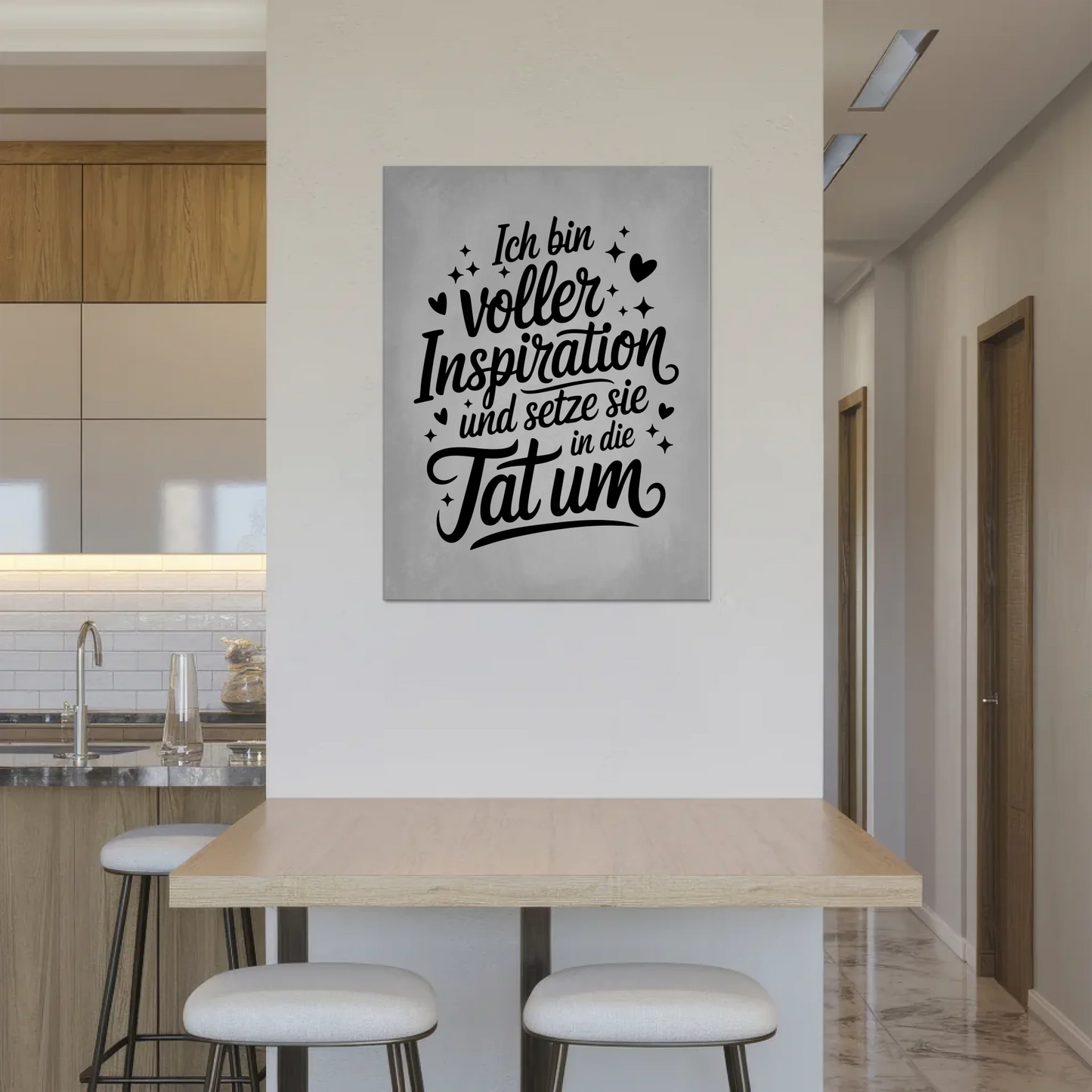 Affirmation Magnet Wandbild Positiv mit Spruch Inspiration