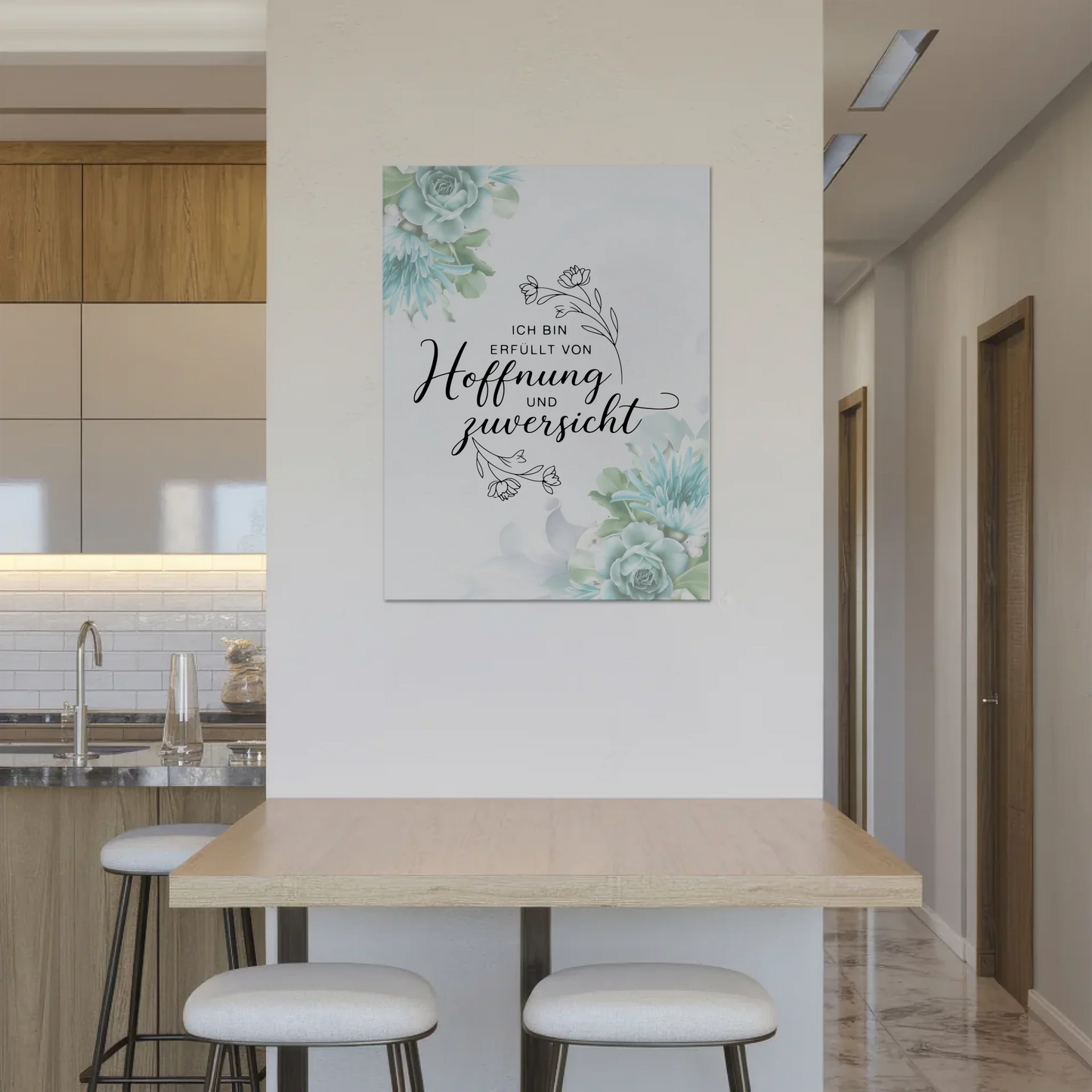 Affirmation Magnet Poster - Positiv: Hoffnung & Zuversicht