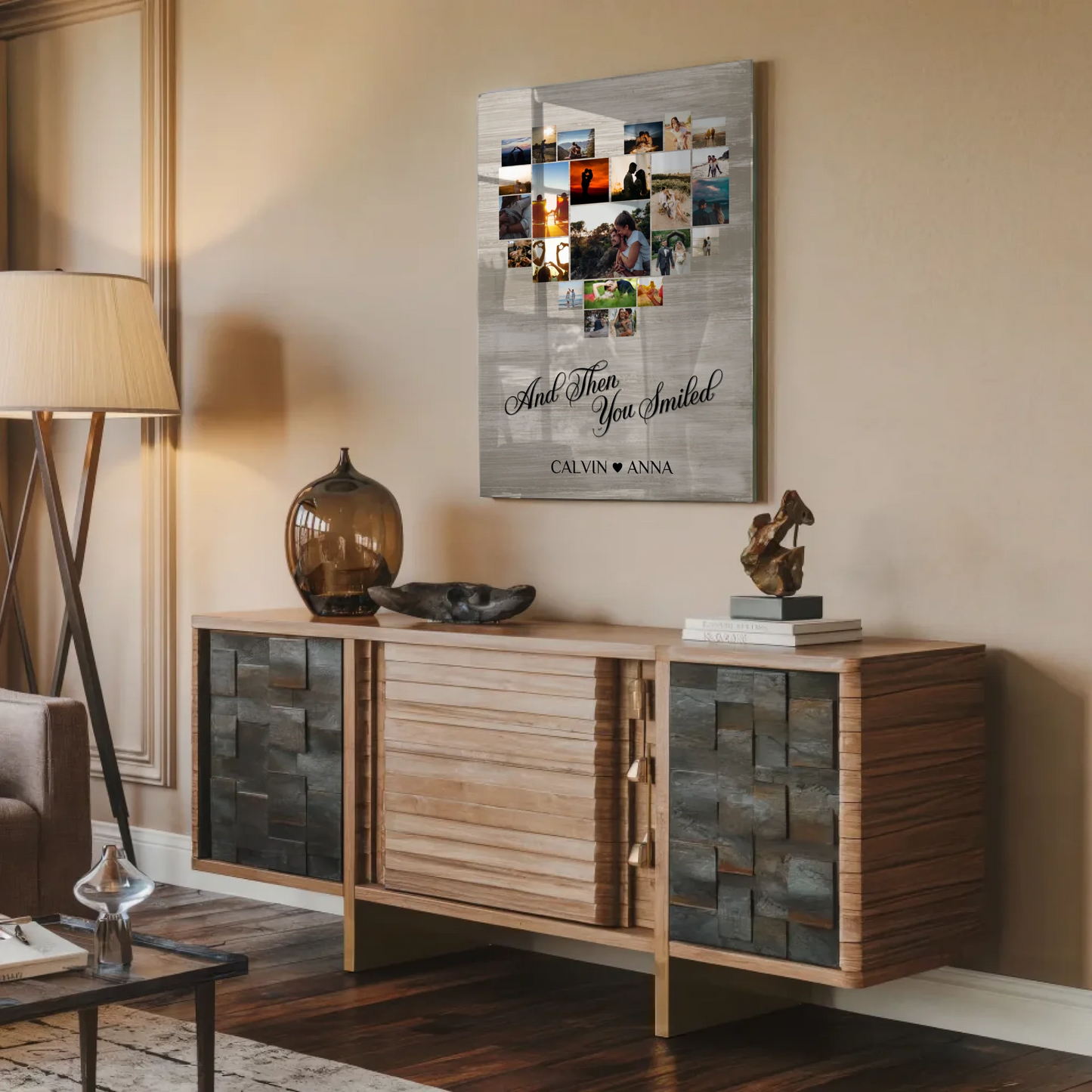 Acrylglas Bild Liebe Fotocollage All Of Me Loves You