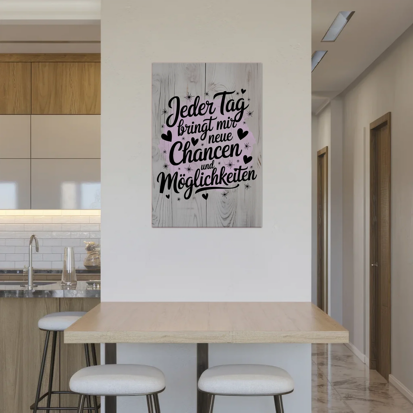 Affirmation Magnet Wandbild Positiv Spruch Neue Chancen