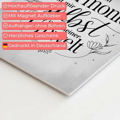 Affirmation Magnet Wandbild Ich bin in Harmonie Poster