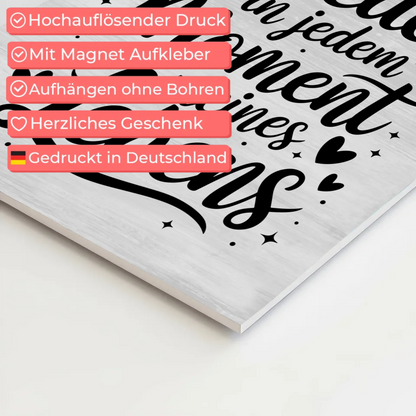 Affirmation Magnet Wandbild Positiv Spruch Frieden Leben