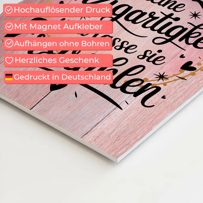 Affirmation Magnet Poster Positiv Einzigartigkeit Erstrahlen